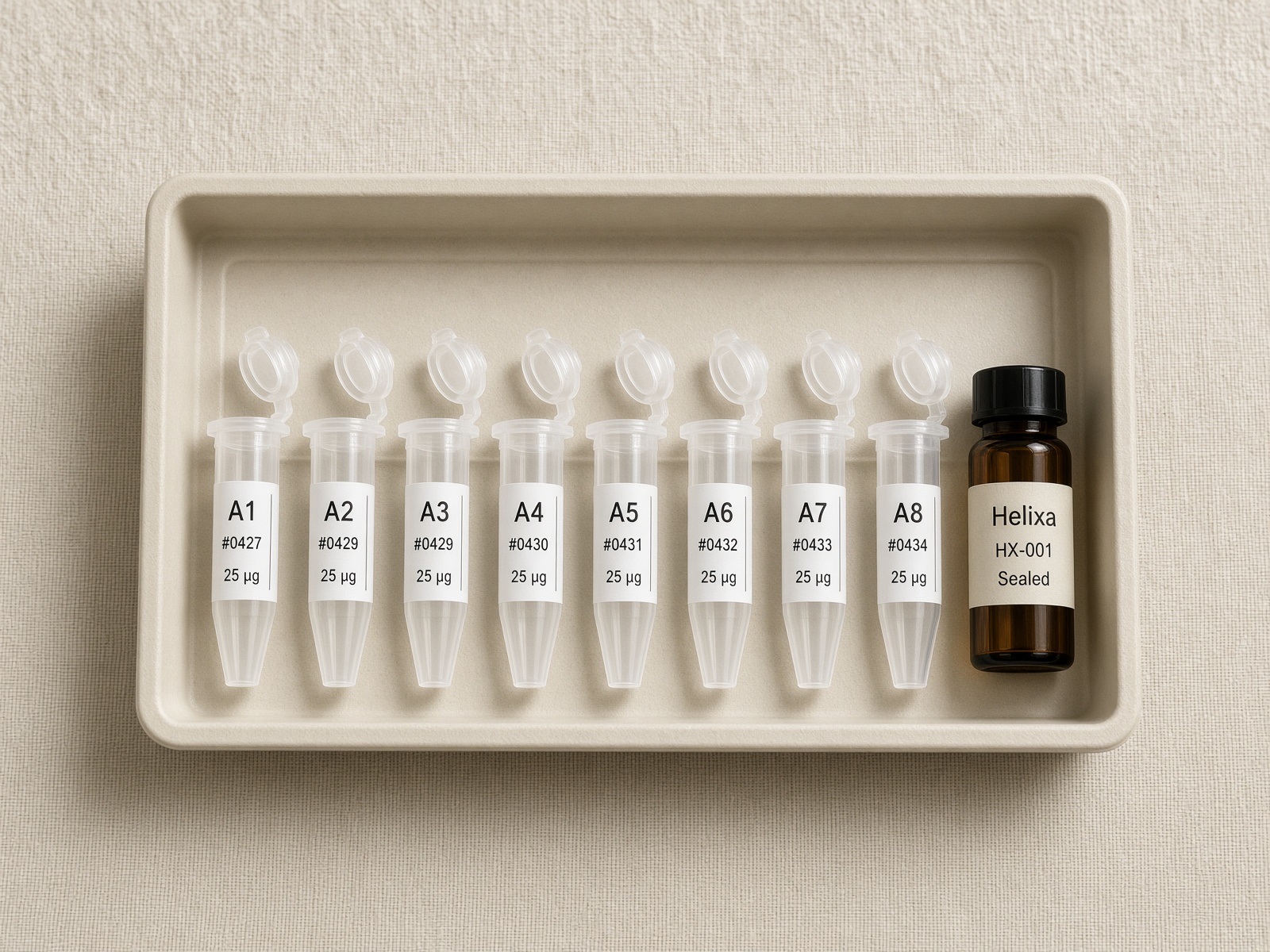 Assay panel tray